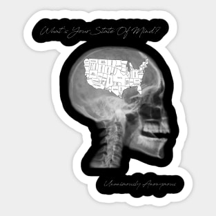 What's Your State of Mind? Sticker